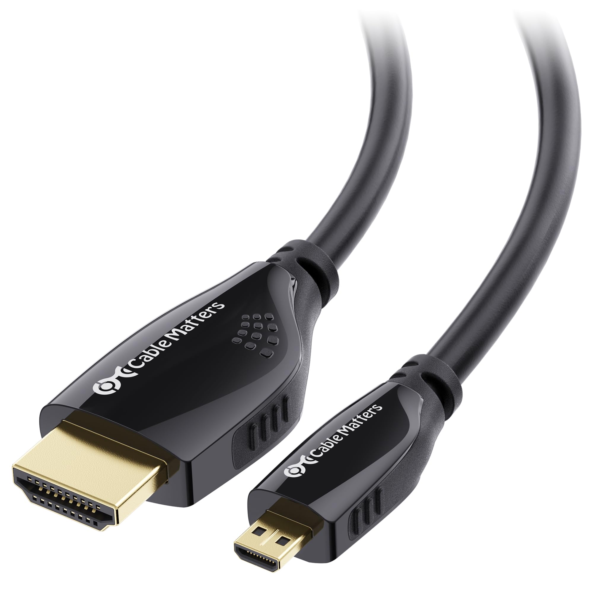 Cable Matters High-Speed 4K@60Hz Micro HDMI to HDMI Cable - 6ft, Ideal for Tablet, Notebook, Camera, Raspberry Pi 4 and Raspberry Pi 5