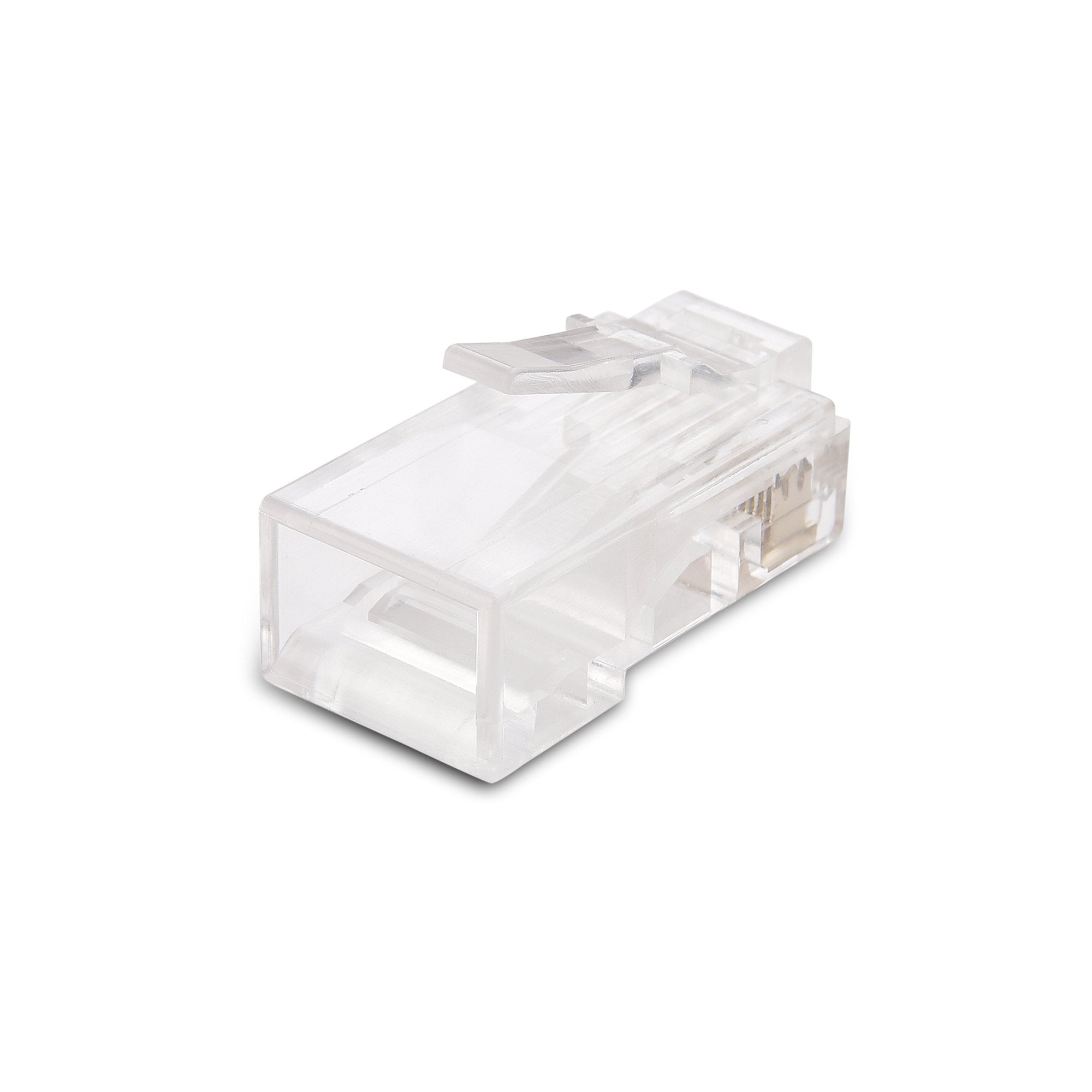 Cable Matters 100-Pack Cat 6 RJ45 Modular Plugs for Large Diameter Cable, 50� Gold Plated, Cat6 RJ45 Connector, Ethernet Connector, Ethernet Ends, Cat6 Connectors
