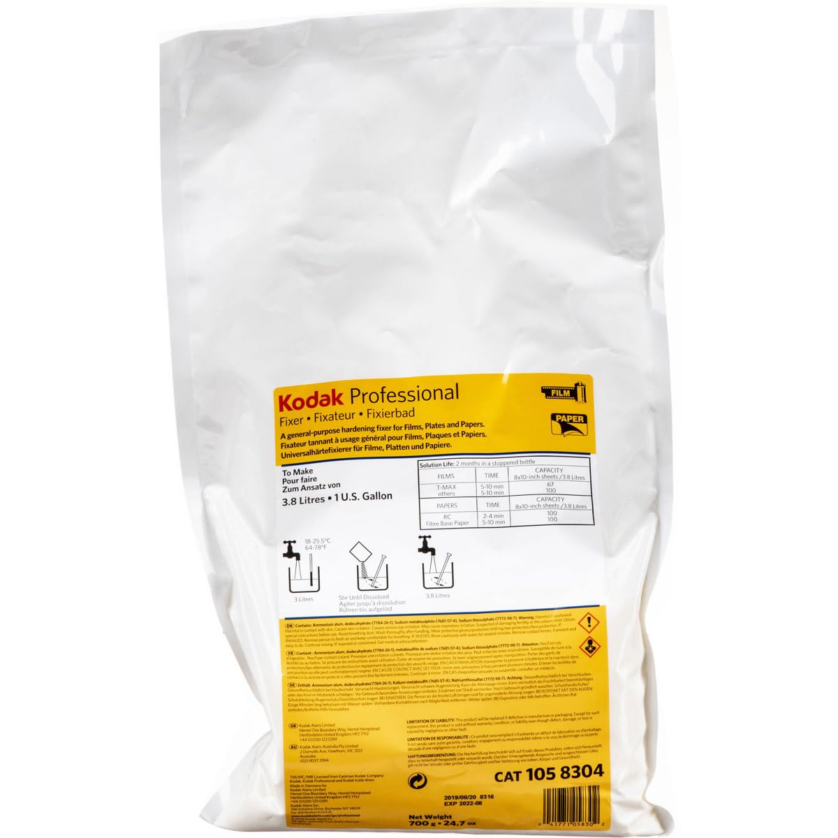 KODAK Fixer 1 Gallon 1058304 1058304