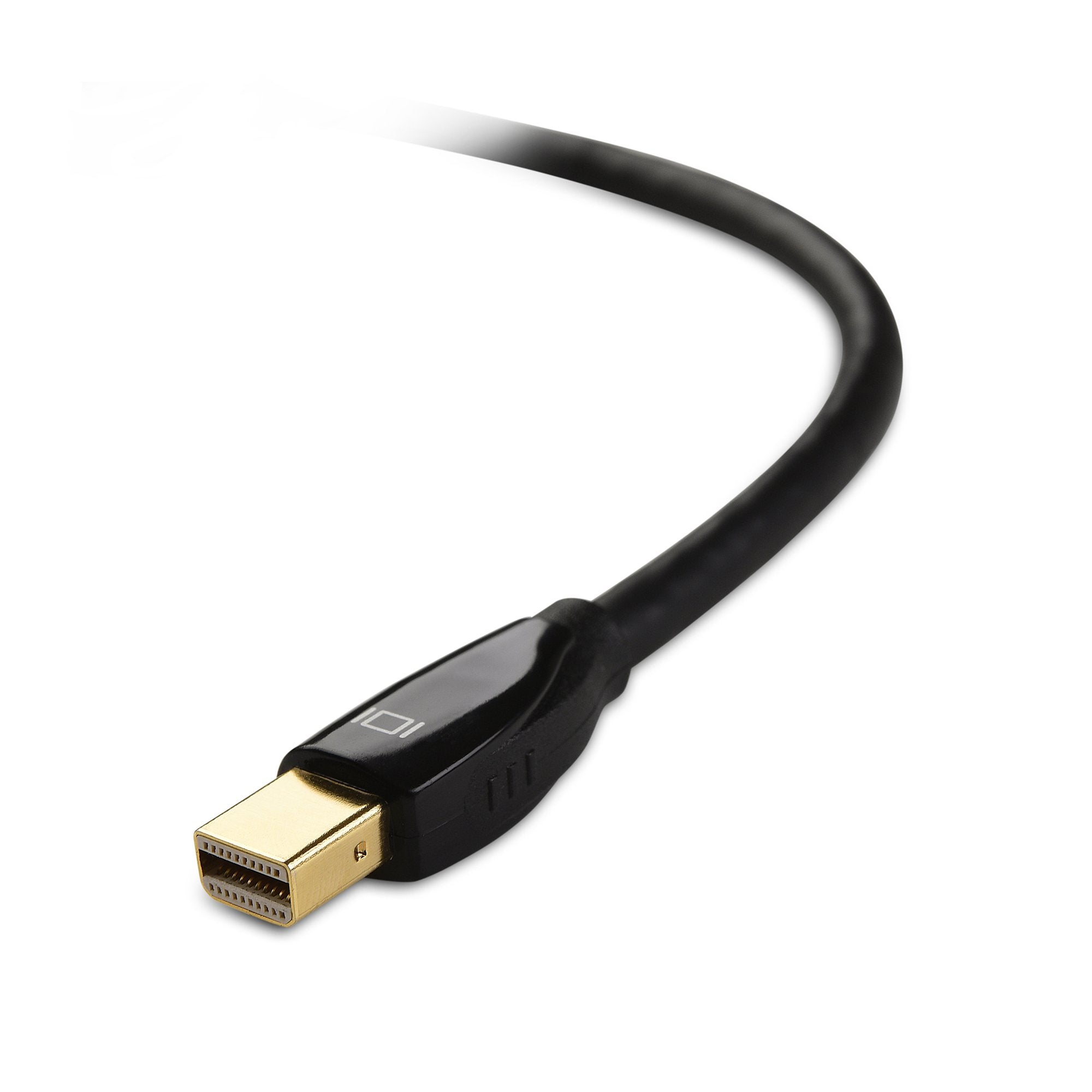 Cable Matters 4K Mini DisplayPort to HDMI 4K Adapter (Mini DP to HDMI Adapter) in Black - Thunderbolt | Thunderbolt 2 Port Compatible