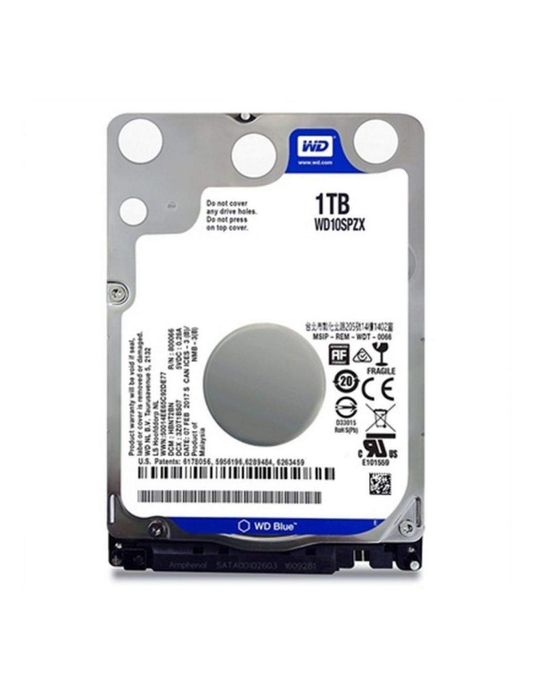 Western Digital WD10SPZX Hard Drive 1 TB 2.5 Inch SATA III