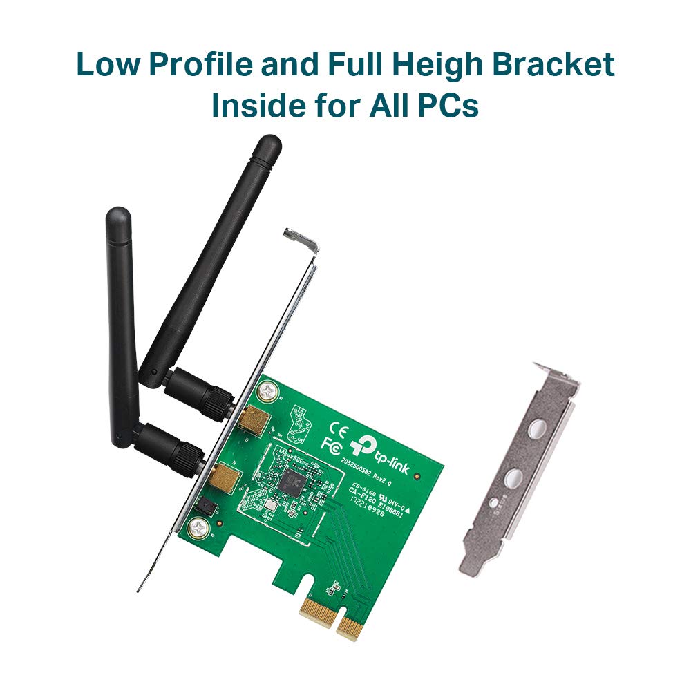 TP-Link N300 PCIe WiFi Card (TL-WN881ND), Wireless Network Adapter Card for PC