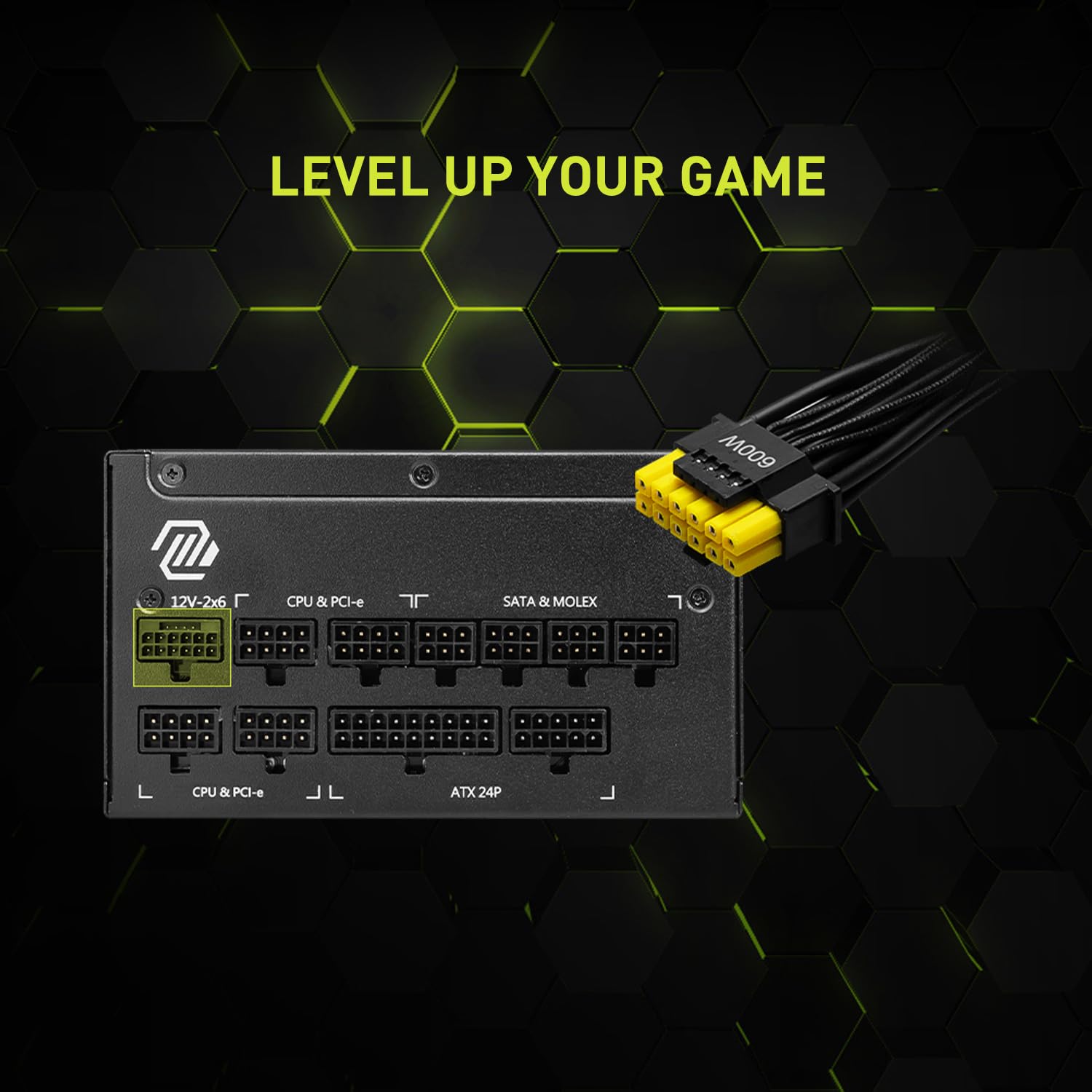 MSI MAG 1250GL PCIE 5 Gaming Power Supply - ATX 3.1 & PCIE 5.1 Ready - Full Modular - 80 Plus Gold Certified 1250W - Compact Size - ATX PSU - 10 Year Warranty