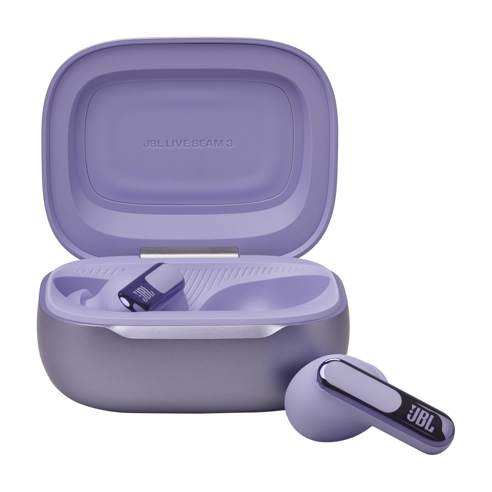 JBL Live Beam 3 - True Wireless Noise Cancelling Closed-Stick Earphones, 48 Hours Total Playback, Wireless Charging, 6 Microphones for Perfect Calls, Multi-Point Connection, IP55 Waterproof and
