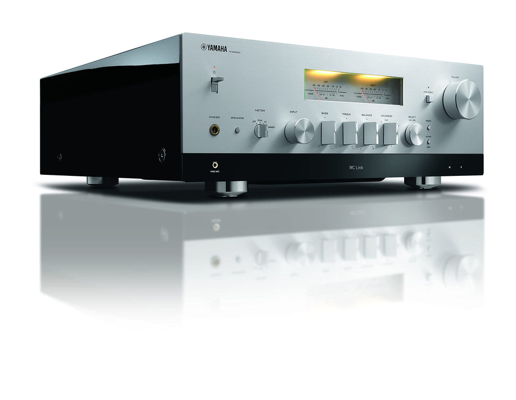 Yamaha Audio Yamaha R-N2000A Hi-Fi Network Receiver with Streaming, Phono and DAC � Silver