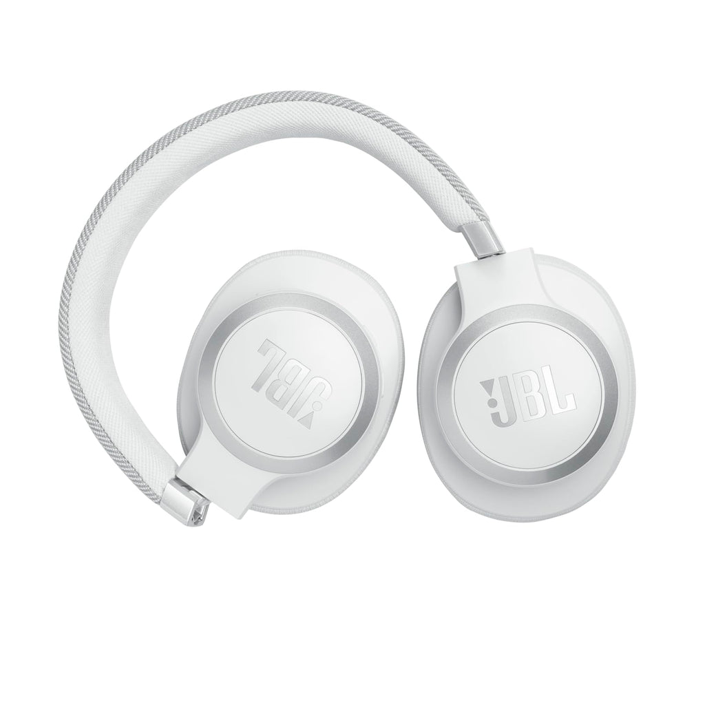 JBL Live 770NC Wireless On-Ear Headphones with Adaptive Noise Cancelling with Smart Ambience, Up to 65 Hours of Playtime, Comfortable Fabric Headband and Carry Pouch