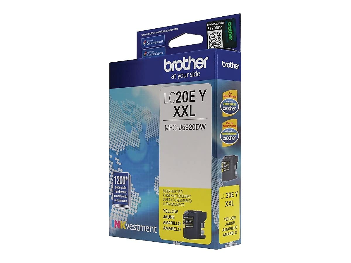 Brother LC20EY ink cartridge Original Yellow 1 pcs