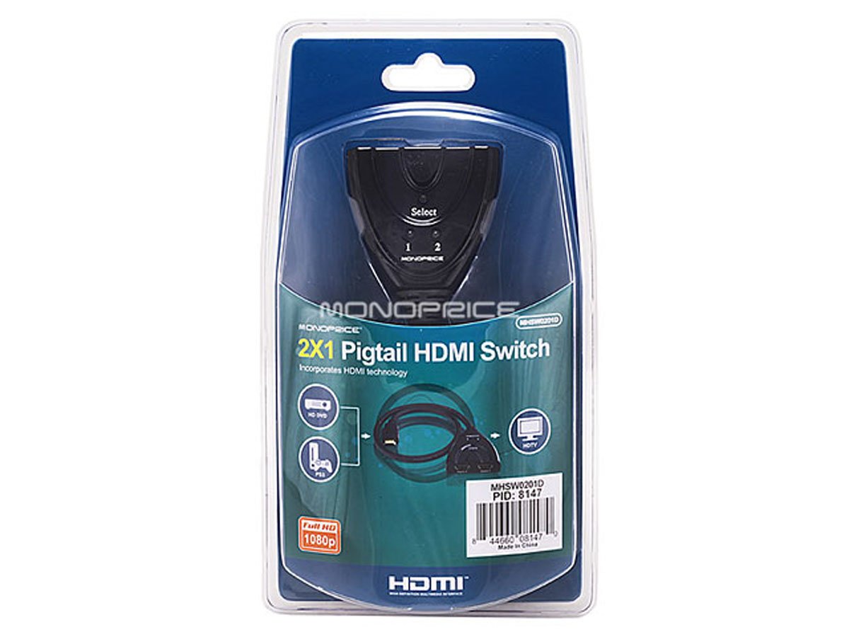 Monoprice 108147 Pigtail HDMI Switch