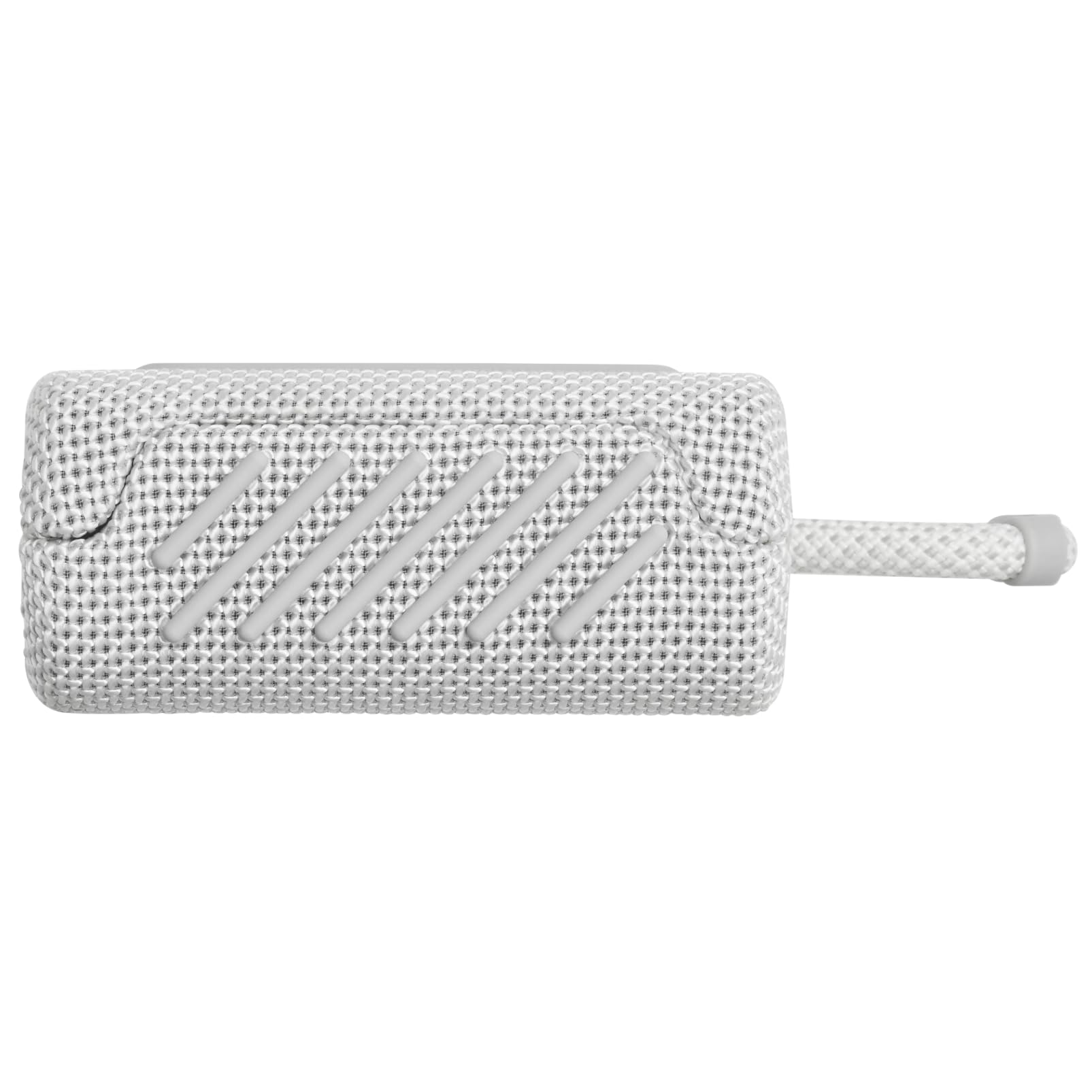 JBL GO 3 Small Bluetooth - Waterproof, Portable Speaker for on the Go - Up to 5h Playback Time with Just One Battery Charge - White