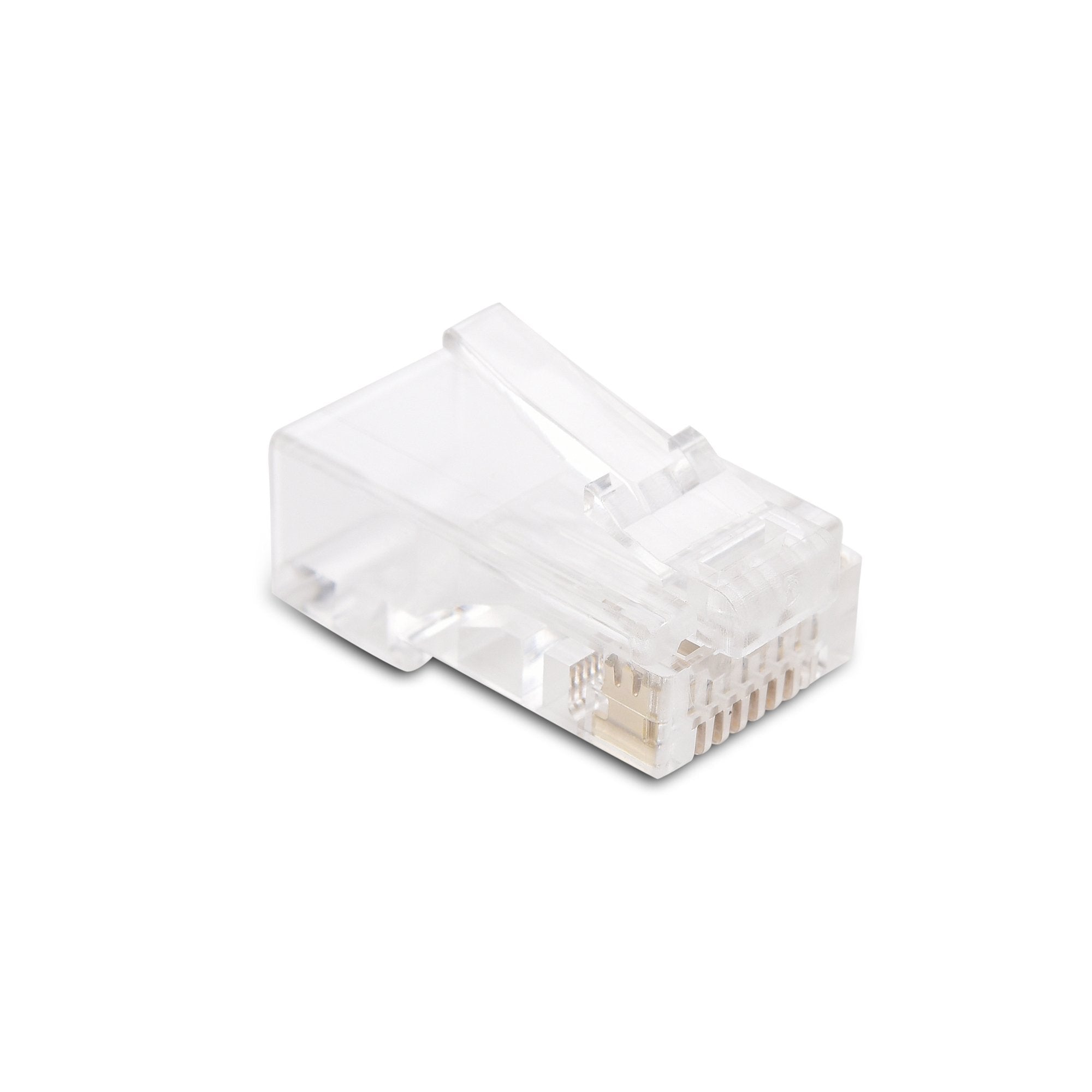 Cable Matters 100-Pack Cat 6 RJ45 Modular Plugs for Large Diameter Cable, 50� Gold Plated, Cat6 RJ45 Connector, Ethernet Connector, Ethernet Ends, Cat6 Connectors
