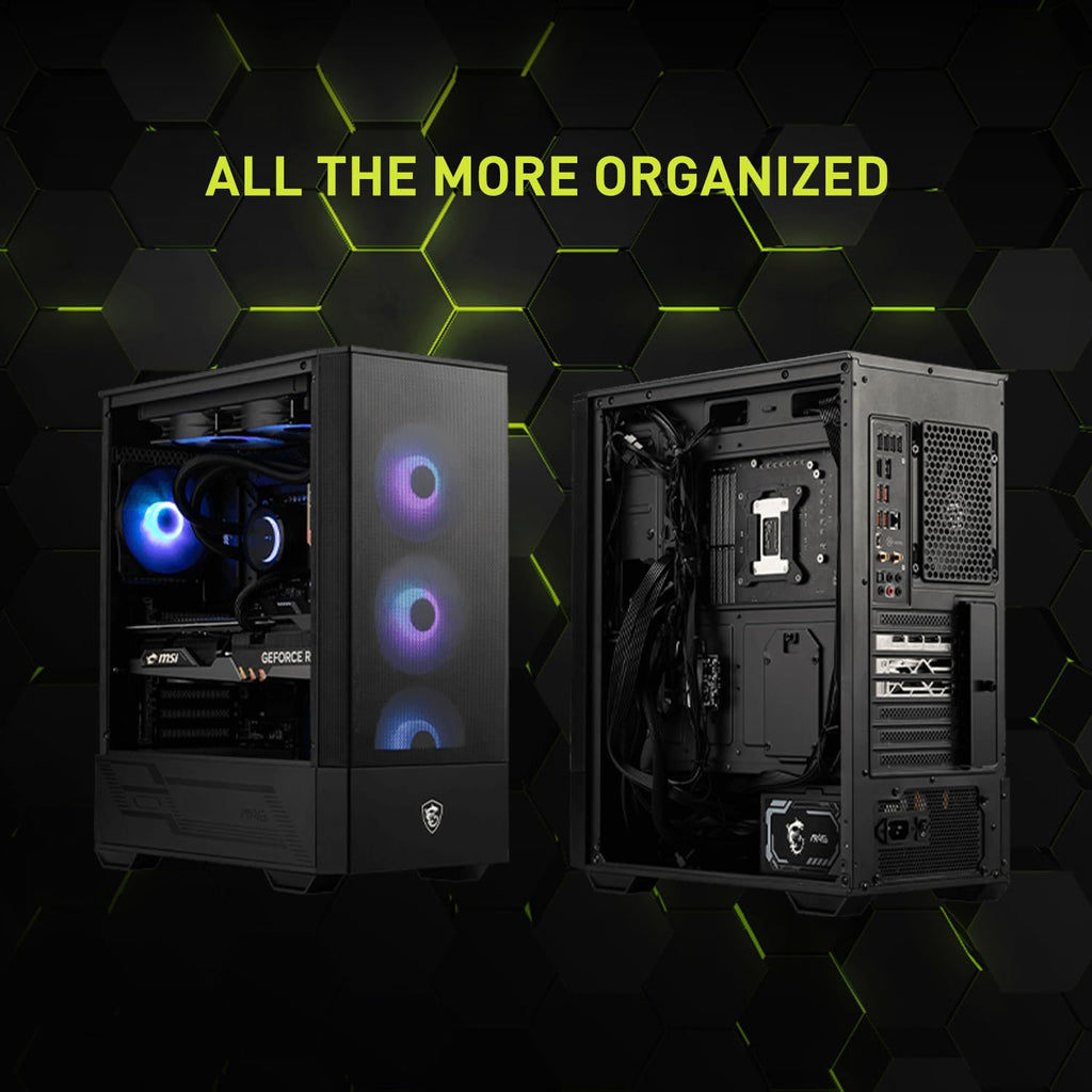 MSI MAG 1250GL PCIE 5 Gaming Power Supply - ATX 3.1 & PCIE 5.1 Ready - Full Modular - 80 Plus Gold Certified 1250W - Compact Size - ATX PSU - 10 Year Warranty