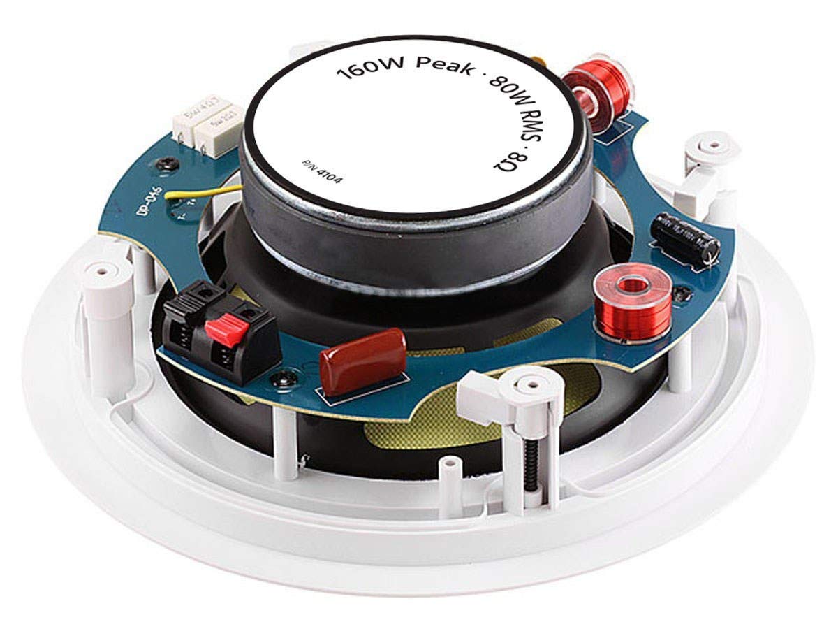 Monoprice Caliber In Ceiling Speakers 8 Inch Fiber 2-Way (pair) - 104104