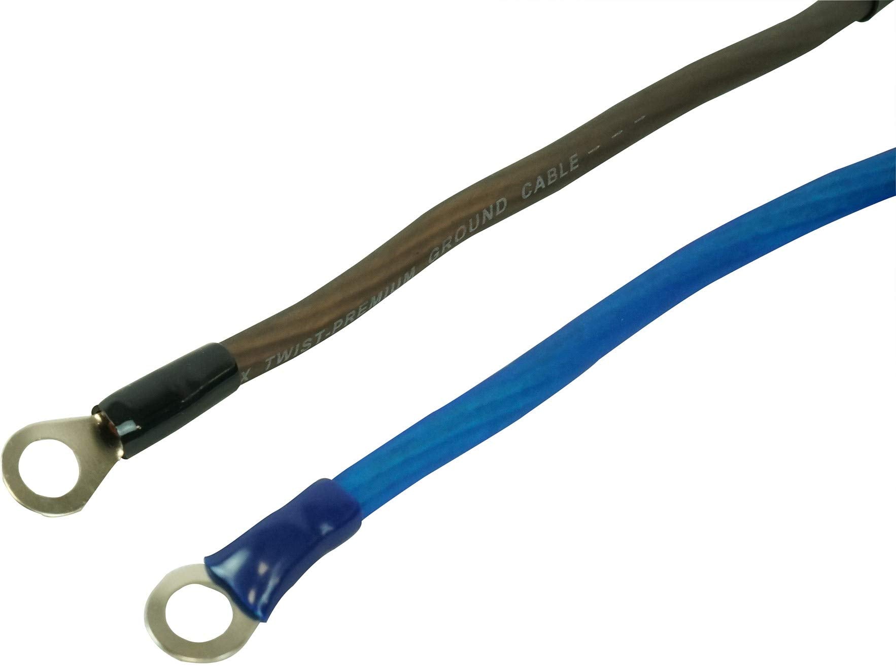 Rockville RWK8ATV 8 AWG OFC Copper Amp Installation Wire Kit, True-Spec, Flexible, Durable, for RZR/ATV/UTV Audio Systems