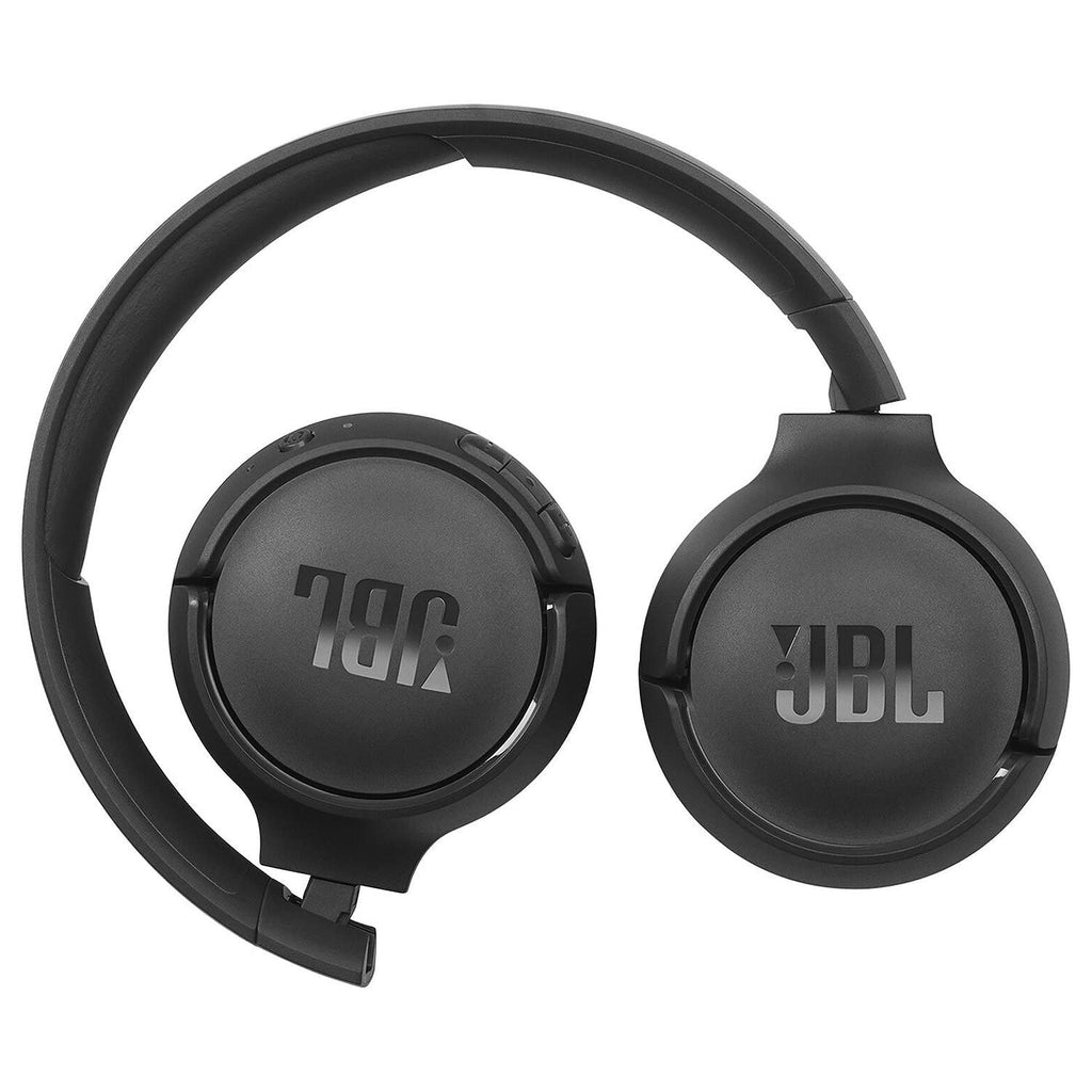 Tune 570BT On-Ear Wireless Bluetooth Headphones with Pure Bass Stereo Sound - Black with Cleaning Cloth