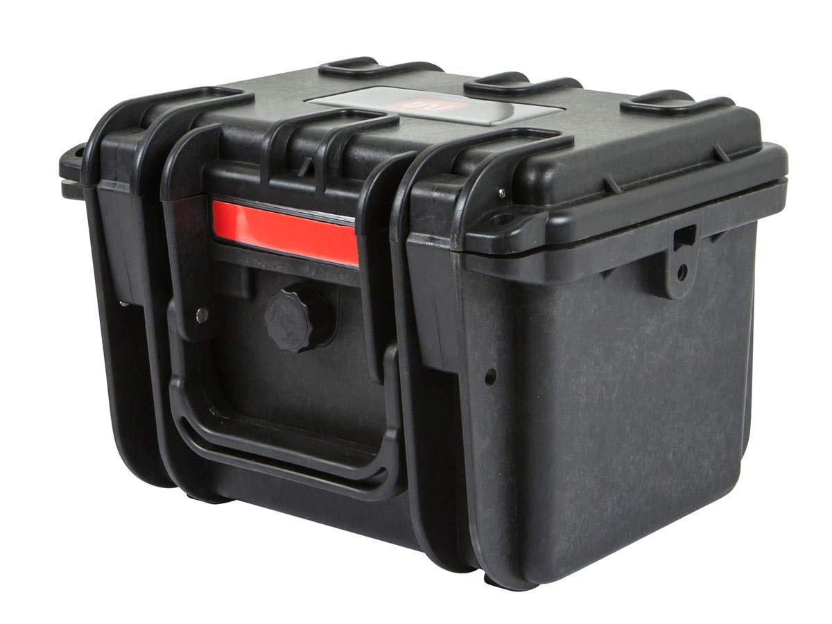 Monoprice 112678 Weatherproof/Shockproof Hard Case - Black IP67 level dust and water protection up to 1 meter depth with Customizable Foam, 8.5" x 7.1" x 4"