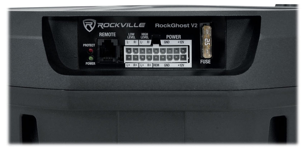 Rockville RockGhost V2 Powered 11" 800w Car Subwoofer Fits Inside Spare Tire