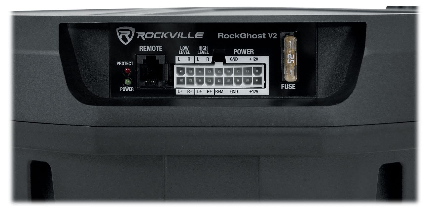 Rockville RockGhost V2 Powered 11" 800w Car Subwoofer Fits Inside Spare Tire