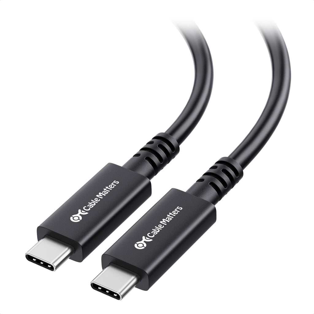 Cable Matters 40Gbps Active USB4 Cable 9.8 ft / 3m with 8K Video & 100W Charging, Compatible with Thunderbolt 4/3, USB C for VR Headset, Docking Stations, MacBook, DELL XPS, Surface Pro and More