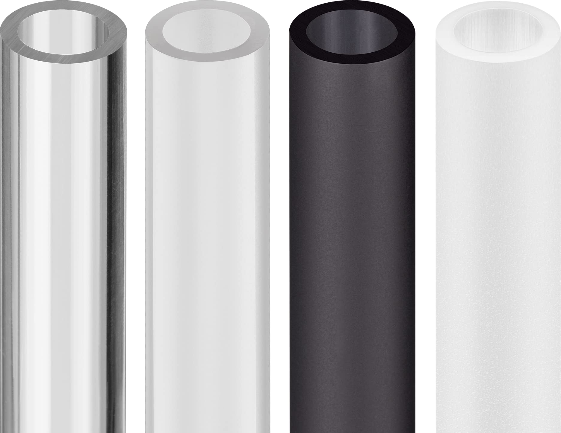 Corsair Hydro X Series XT Hardline Satin 14 mm Tubing (Straight-Line PMMA Tubing, Resilient Construction, Easy to Cut) White, CX-9059010-WW