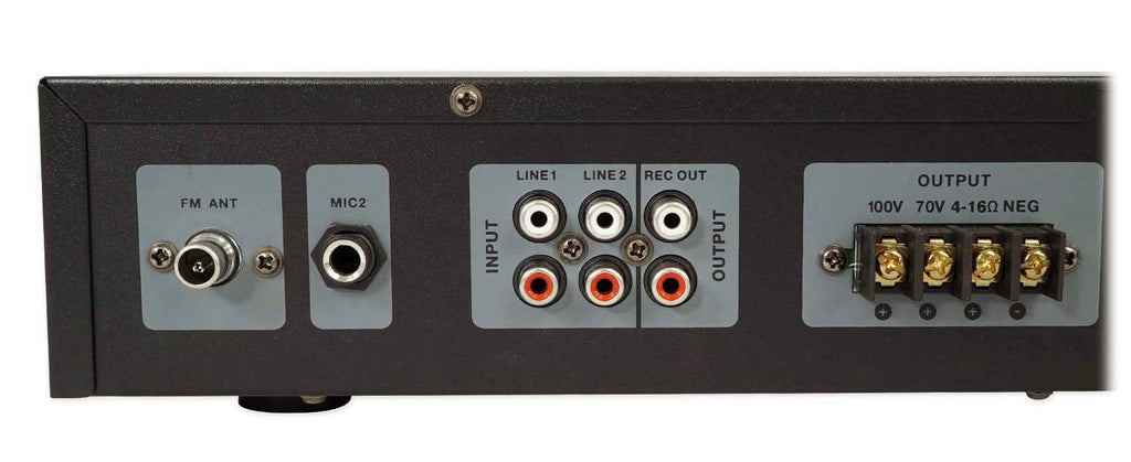 Rockville RCS80-1 60 Watt 70V Commercial/Restaurant Amplifier/Bluetooth Receiver