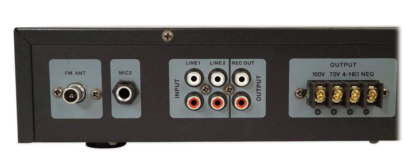 Rockville RCS80-1 60 Watt 70V Commercial/Restaurant Amplifier/Bluetooth Receiver