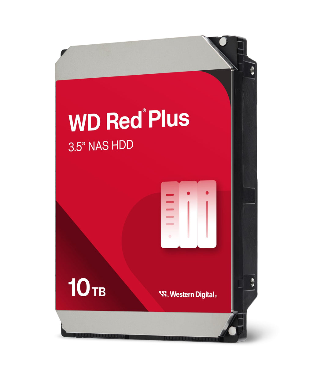 WD Red Plus 10TB NAS 3.5" Internal Hard Drive - 7200 RPM, SATA 6Gb/s, CMR, 256MB Cache