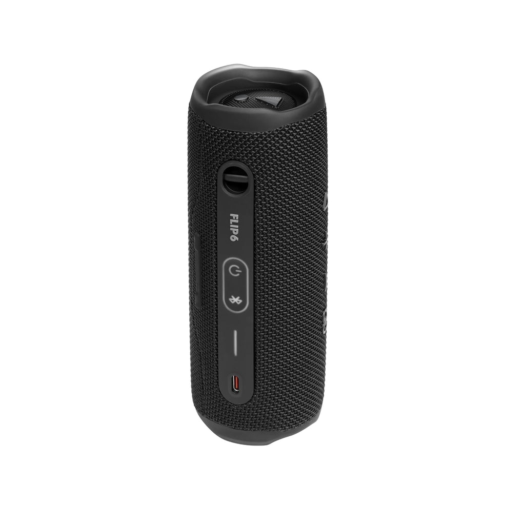 JBL FLIP 6 Waterproof Portable Speaker Bundle with gSport Silicone Sleeve (Black)
