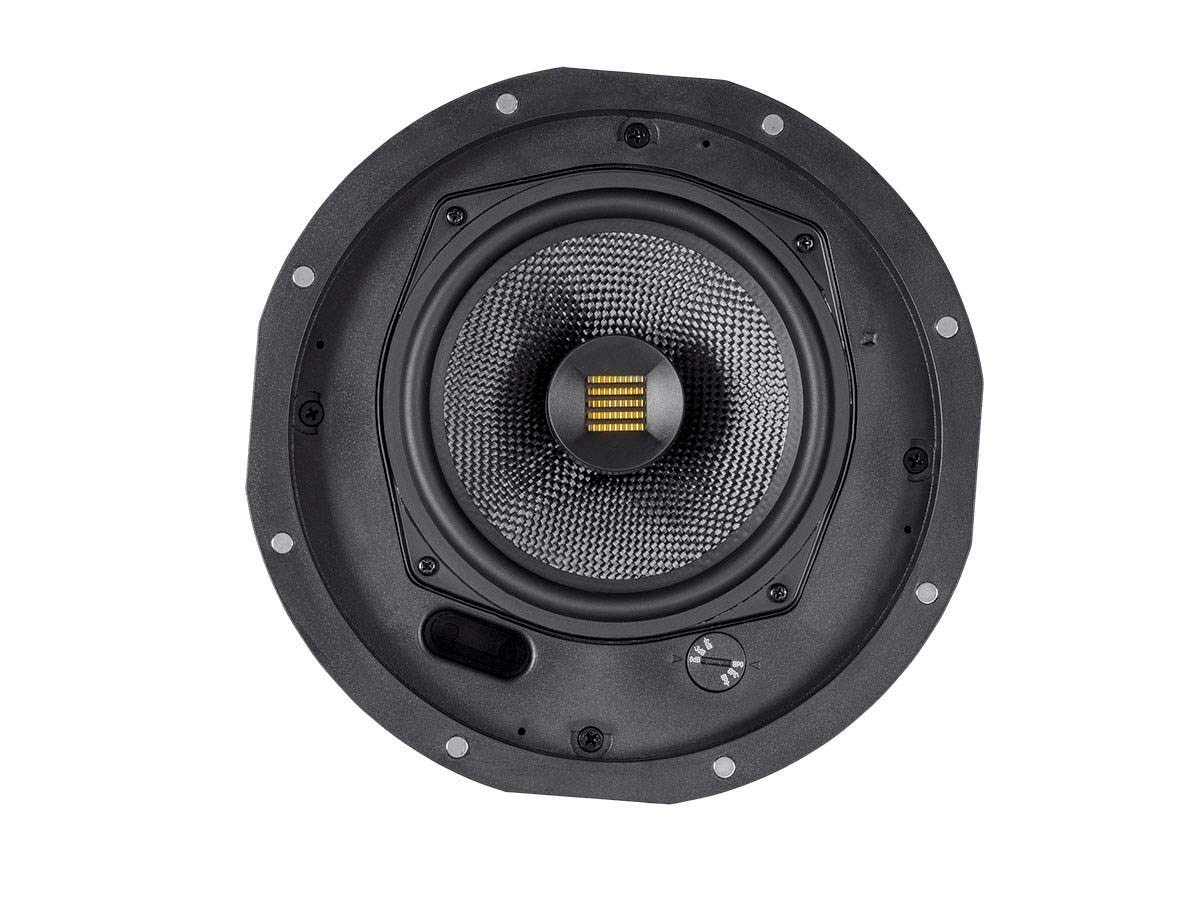 Monoprice Amber Ceiling Speakers 6.5-inch 2-way Carbon Fiber with Ribbon Tweeter (pair)