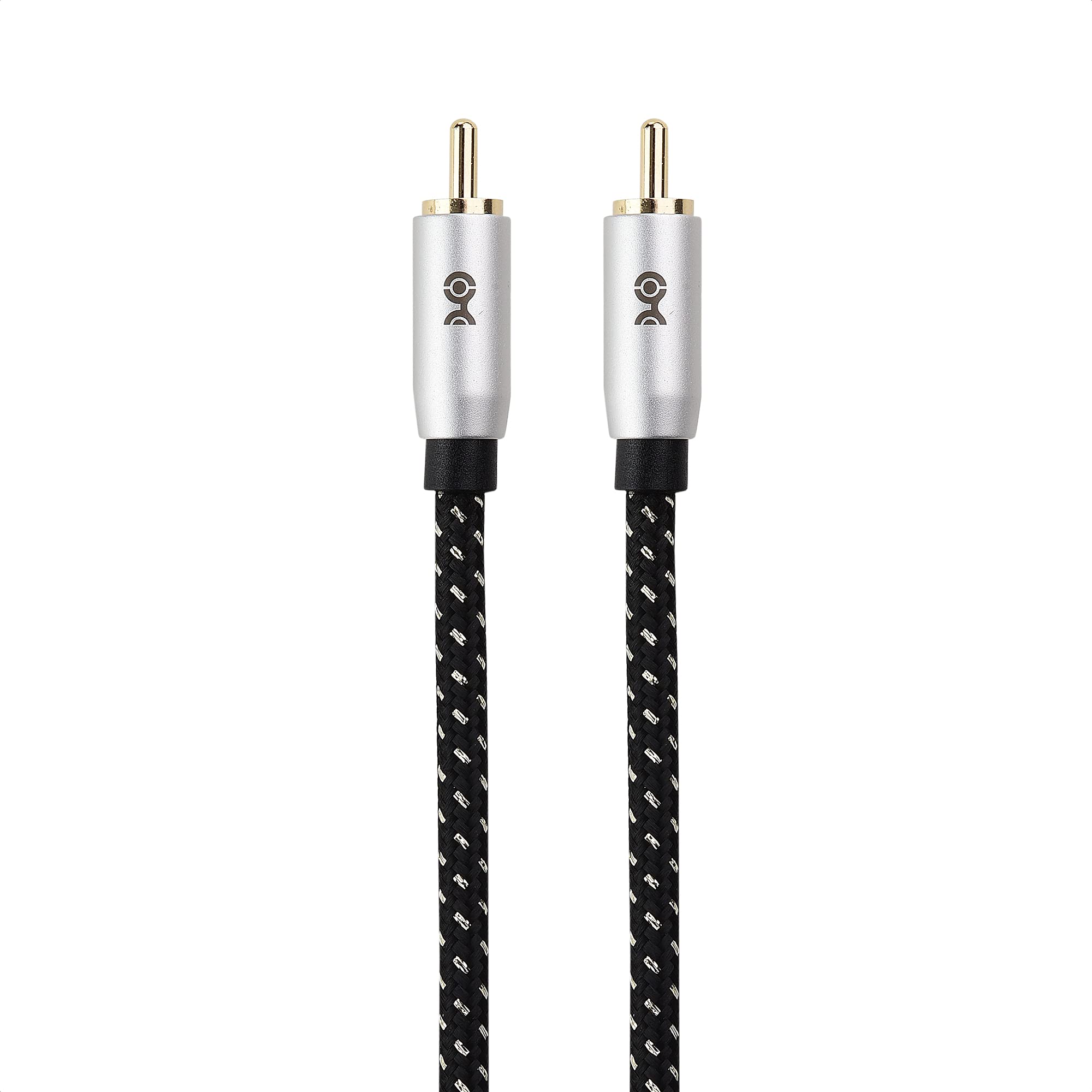 Cable Matters 2-Pack Subwoofer Cable 15 ft, Digital Coaxial Cable (Digital Audio Coaxial Cable and LFE Subwoofer Cable) � 4.6m / 15 Feet