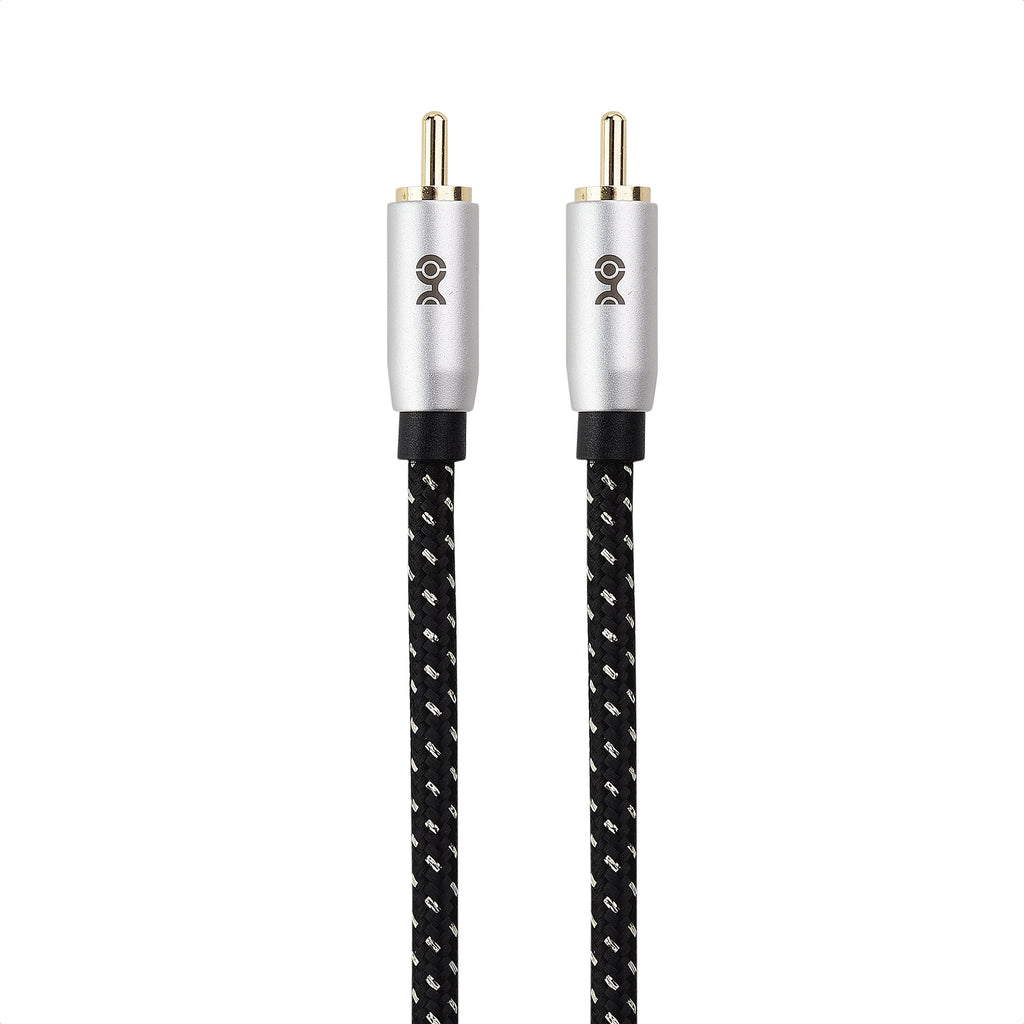 Cable Matters 2-Pack Subwoofer Cable 6 ft, Digital Coaxial Cable (Digital Audio Coaxial Cable and LFE Subwoofer Cable) � 1.8m / 6 Feet