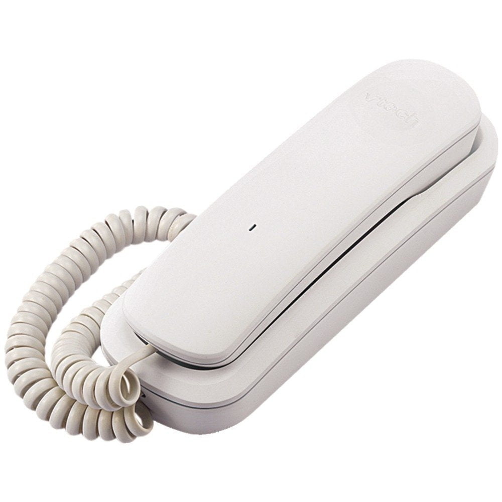 V-Tech Corded Trimline - No AC Power Needed, White CD1103WH