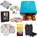 KODAK Step Instant Photo Printer With Bluetooth/NFC, ZINK Technology & KODAK App for iOS & Android (Blue) Gift Bundle