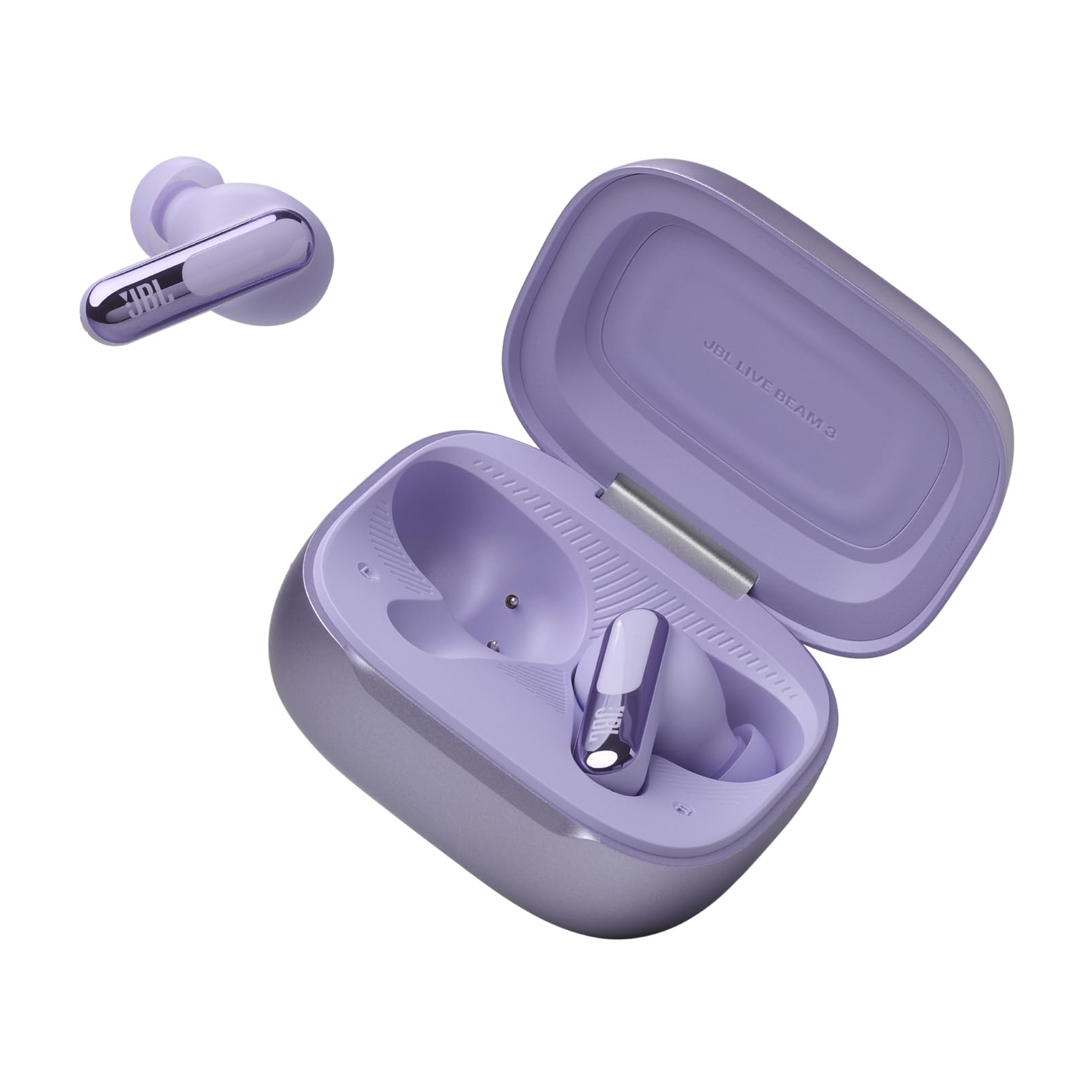 JBL Live Beam 3 - True Wireless Noise Cancelling Closed-Stick Earphones, 48 Hours Total Playback, Wireless Charging, 6 Microphones for Perfect Calls, Multi-Point Connection, IP55 Waterproof and