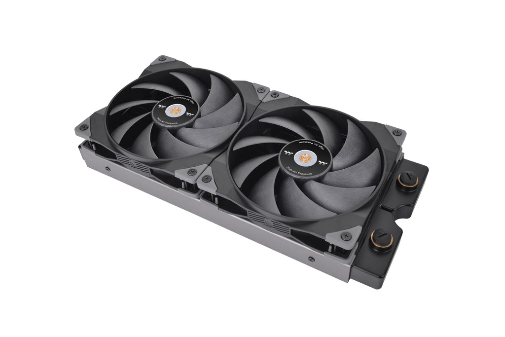 Thermaltake SWAFAN GT14 PC Cooling Fan, 3 Types of Detachable Fan Blades, High Pressure/High Air Flow/Reversed (Single Fan Pack) CL-F157-PL14BL-A