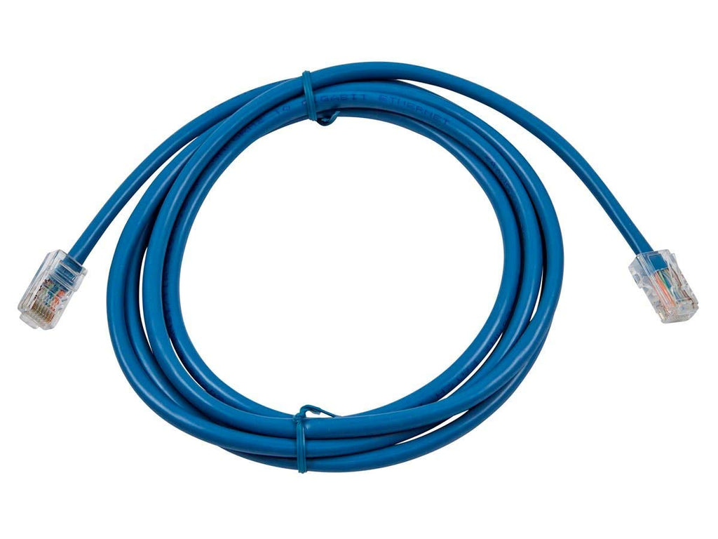 Monoprice Cat5e Ethernet Patch Cable - 10 Feet - Blue, RJ45, Stranded, 350Mhz, UTP, Pure Bare Copper Wire, 24AWG - Zeroboot Series