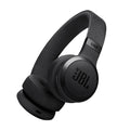 JBL Live 670NC Wireless On-Ear Headphones with Adaptive Noise Cancelling with Smart Ambience, Up to 65 Hours Battery Life with Fast Charging, Lightweight, Comfortable and Foldable (Black)