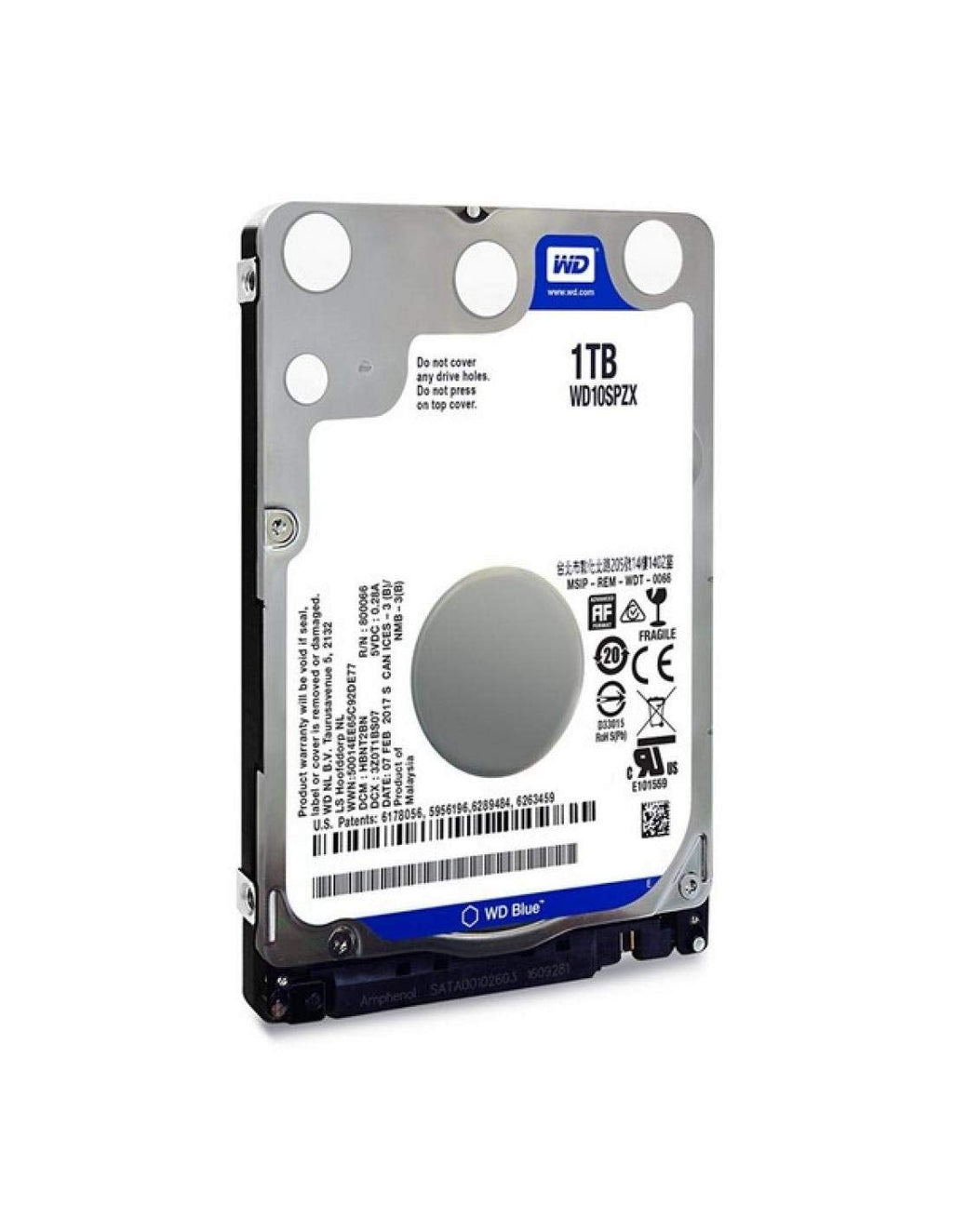 Western Digital WD10SPZX Hard Drive 1 TB 2.5 Inch SATA III