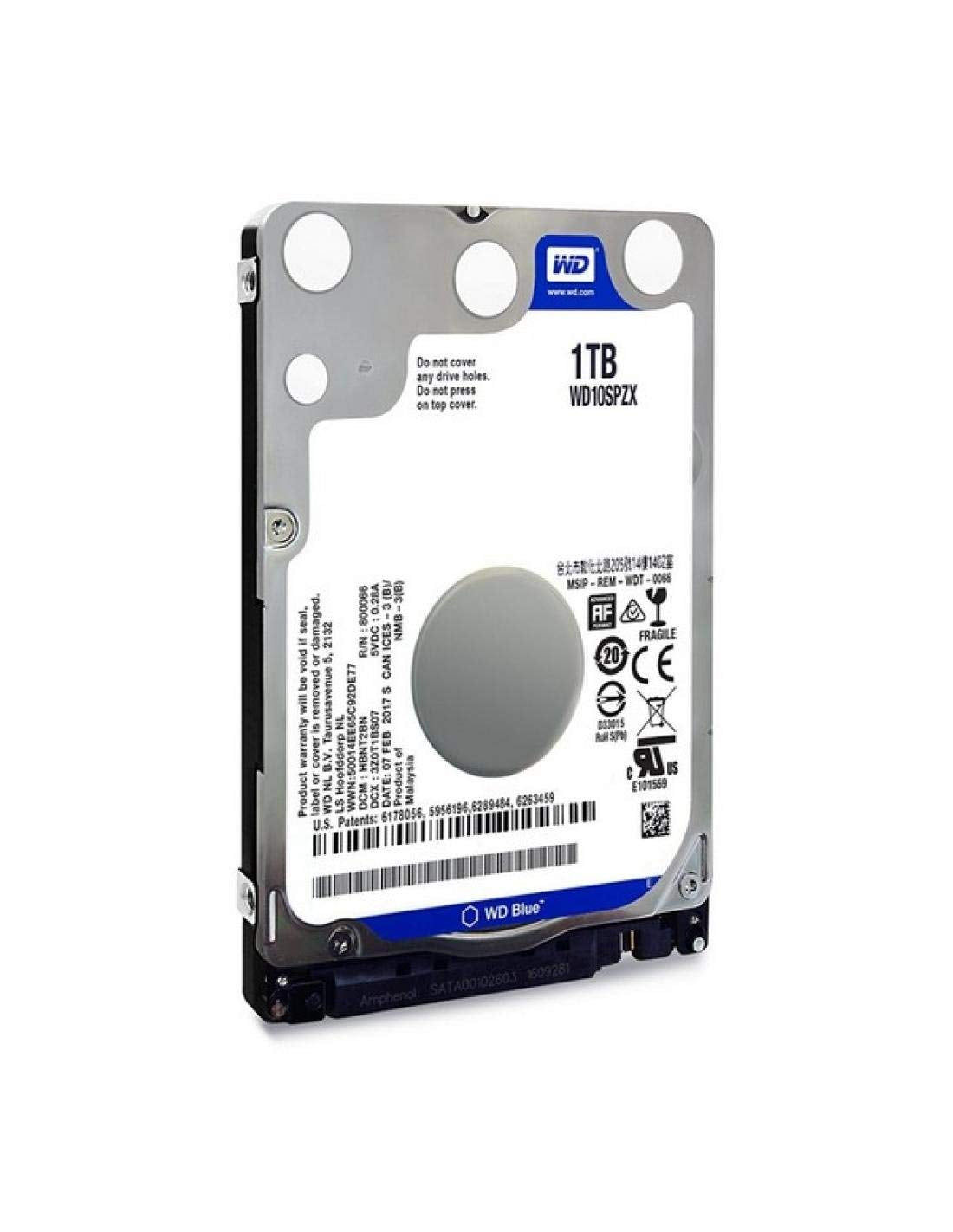 Western Digital WD10SPZX Hard Drive 1 TB 2.5 Inch SATA III