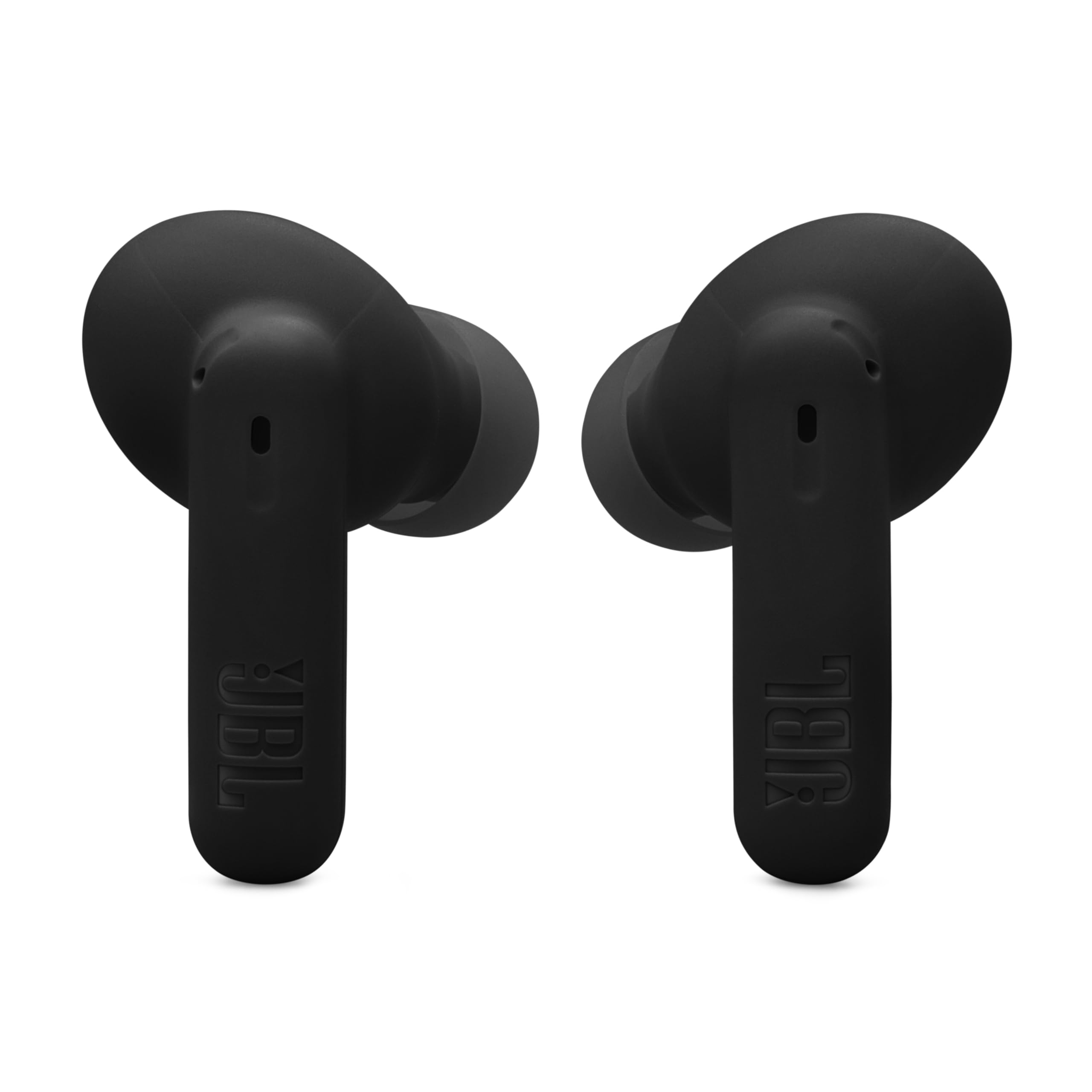 JBL Vibe Beam 2 - True Wireless NC Earphones with Pure Bass, Smart Ambient Tech, 4 Microphones for Clear Calls, Up to 40 Hours Playback, IP54 Dust/Waterproof (Black)