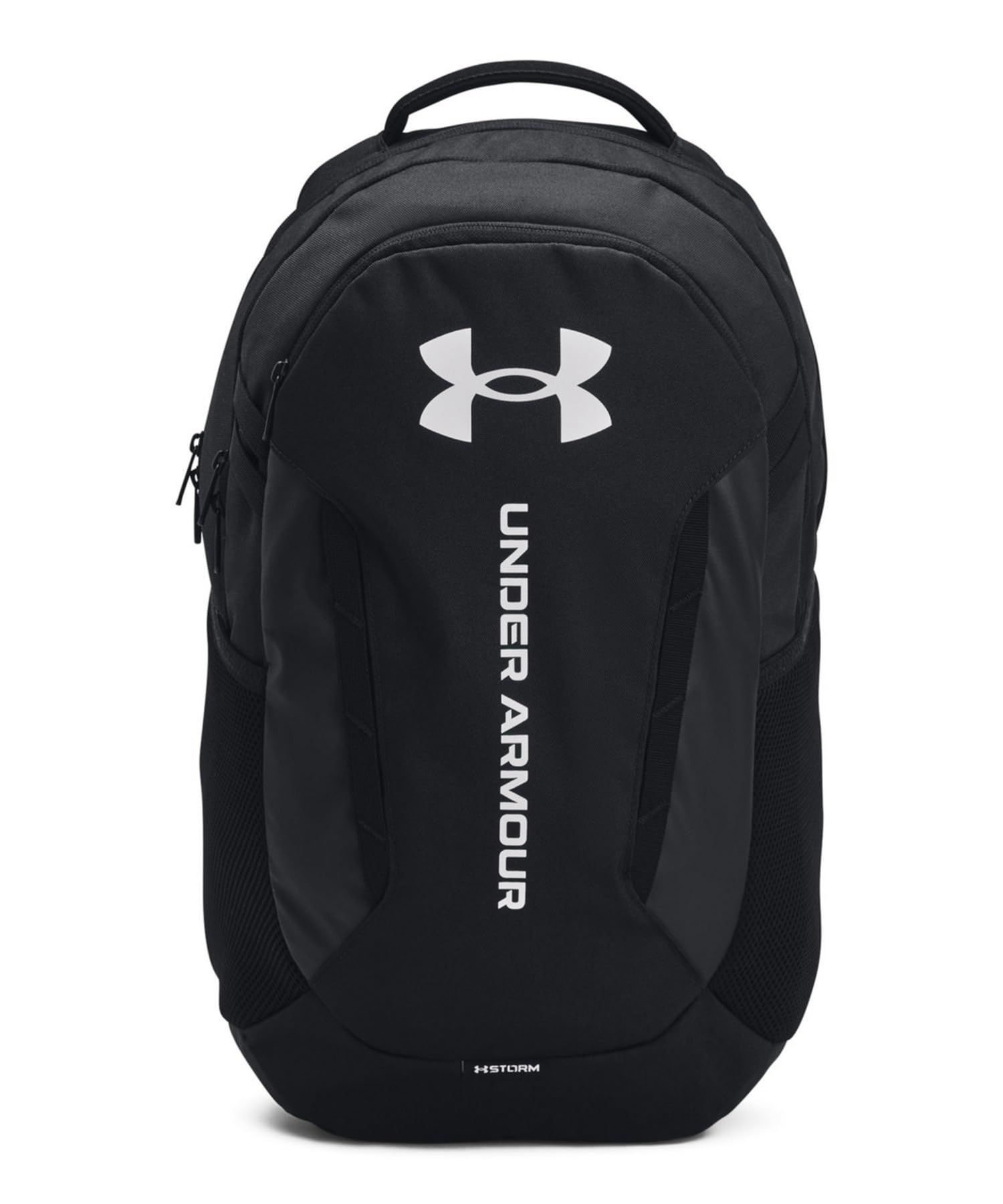 Under Armour Men's 29L Hustle 6 Backpack, Black/White, One Size