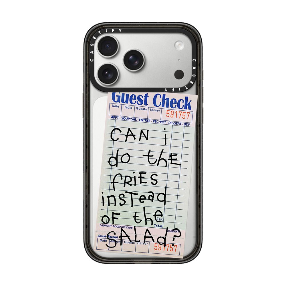 The Fries Instead of Salad iPhone Case