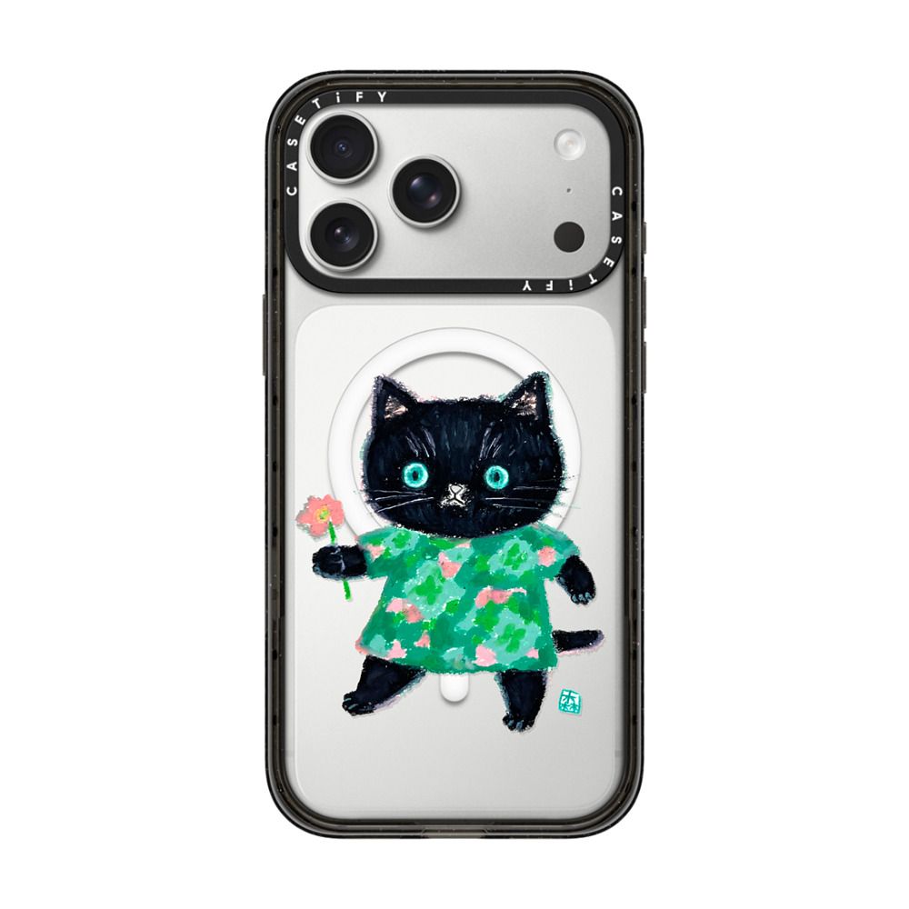 FLOWER CAT iPhone Case