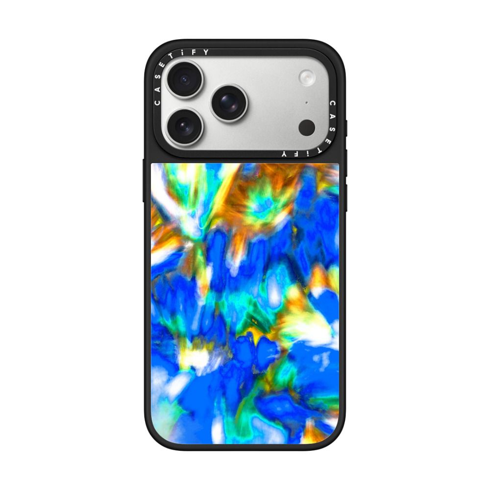 Floral Spell - Royal Blue iPhone Case