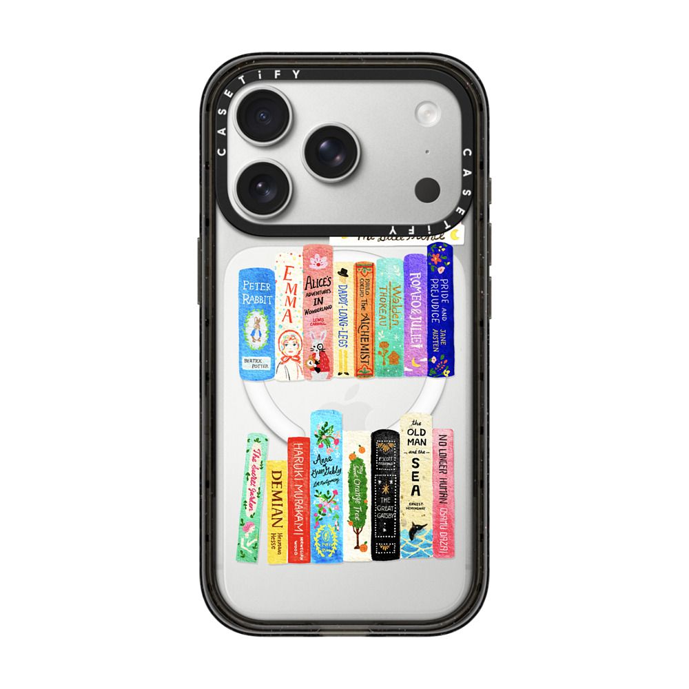 Books Lovers [waterclolor Bookshelf] iPhone Case
