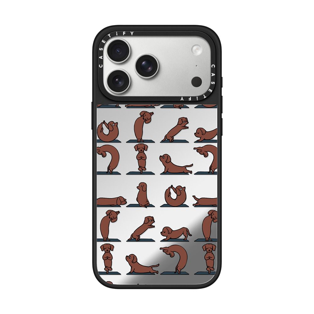 Dachshund Yoga iPhone Case