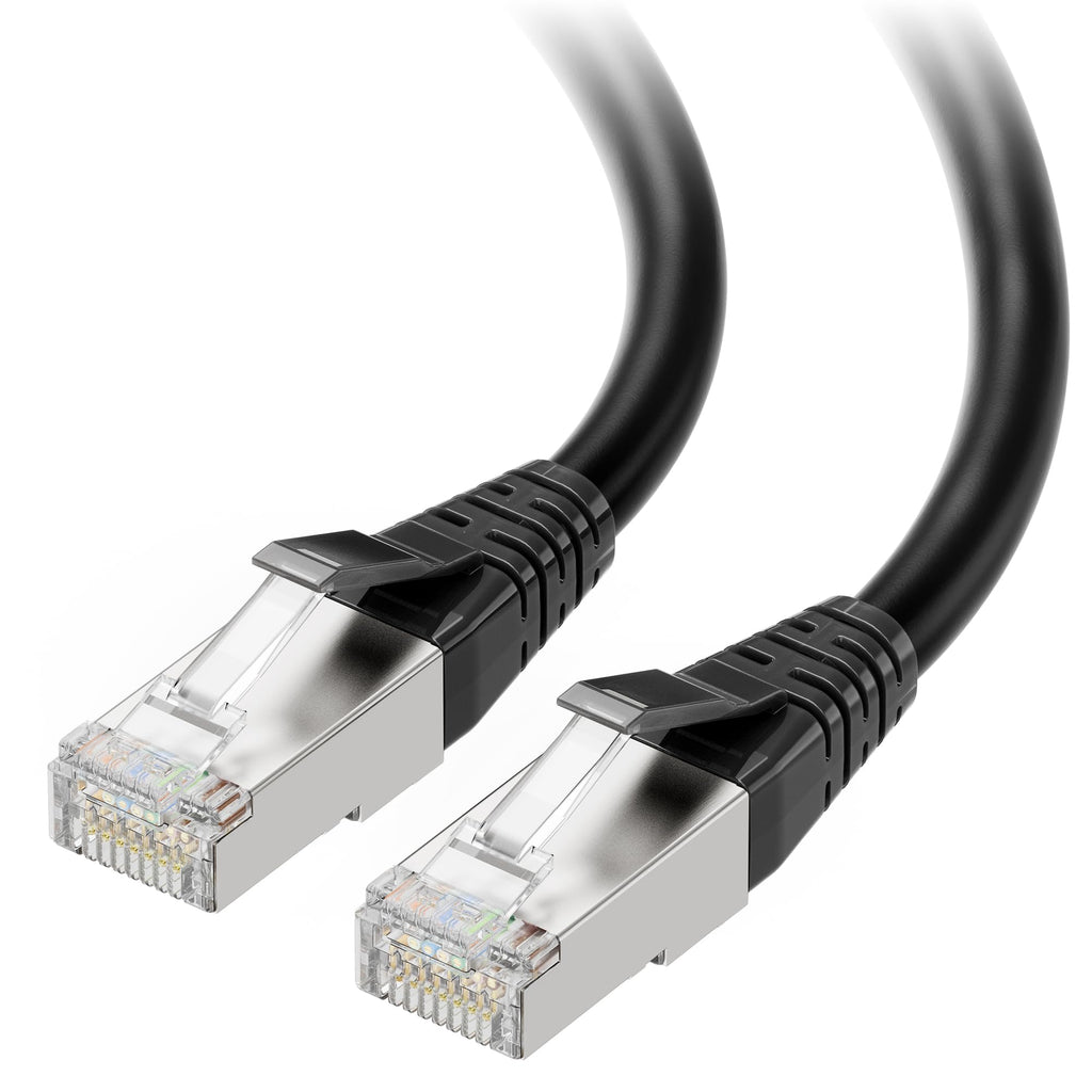 Cable Matters [Cat8 Certified 40Gbps Shielded Cat 8 Ethernet Cable - 5ft, 2000Mhz Category 8 Ethernet Cord, Cat8 Cable for Gaming, Black