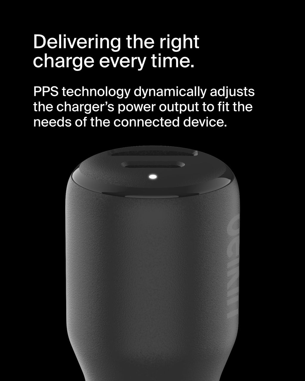 Belkin BoostCharge Dual Car Charger 42W w/Fast Charge USB-C 30W PPS & 12W USB-A Ports + USB-C to USB-C Cable for Apple iPhone 16, 16 Pro, 16 Pro Max, iPhone 15, Samsung Galaxy S24, & More - Black