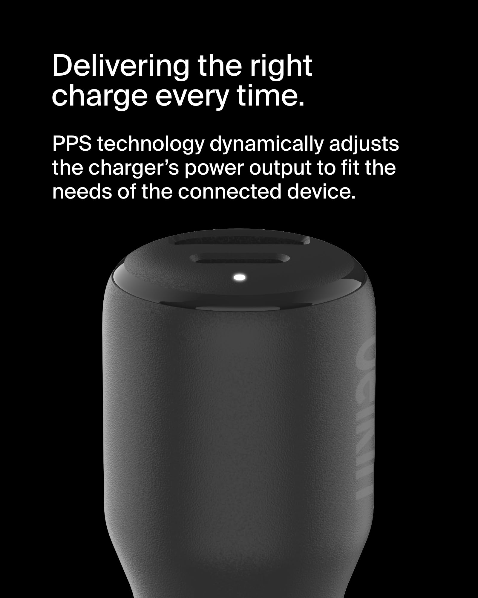 Belkin BoostCharge Dual Car Charger 42W w/Fast Charge USB-C 30W PPS & 12W USB-A Ports + USB-C to Lightning Cable for Apple iPhone 16, Plus, Pro, Pro Max, iPhone 15, Samsung Galaxy S24, & More - Black