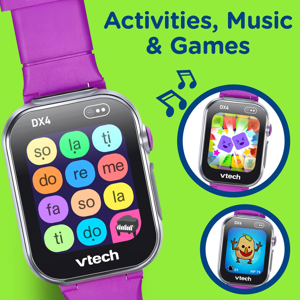 VTech KidiZoom DX4 Smartwatch Purple