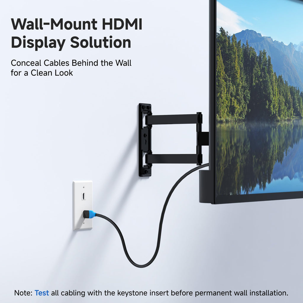 Cable Matters 2-Pack HDMI Keystone Jack Insert
